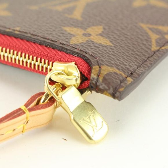 Louis Vuitton Cherry Red Monogram Neverfull Pochette GM or MM 13lz89s - Picture 9 of 12